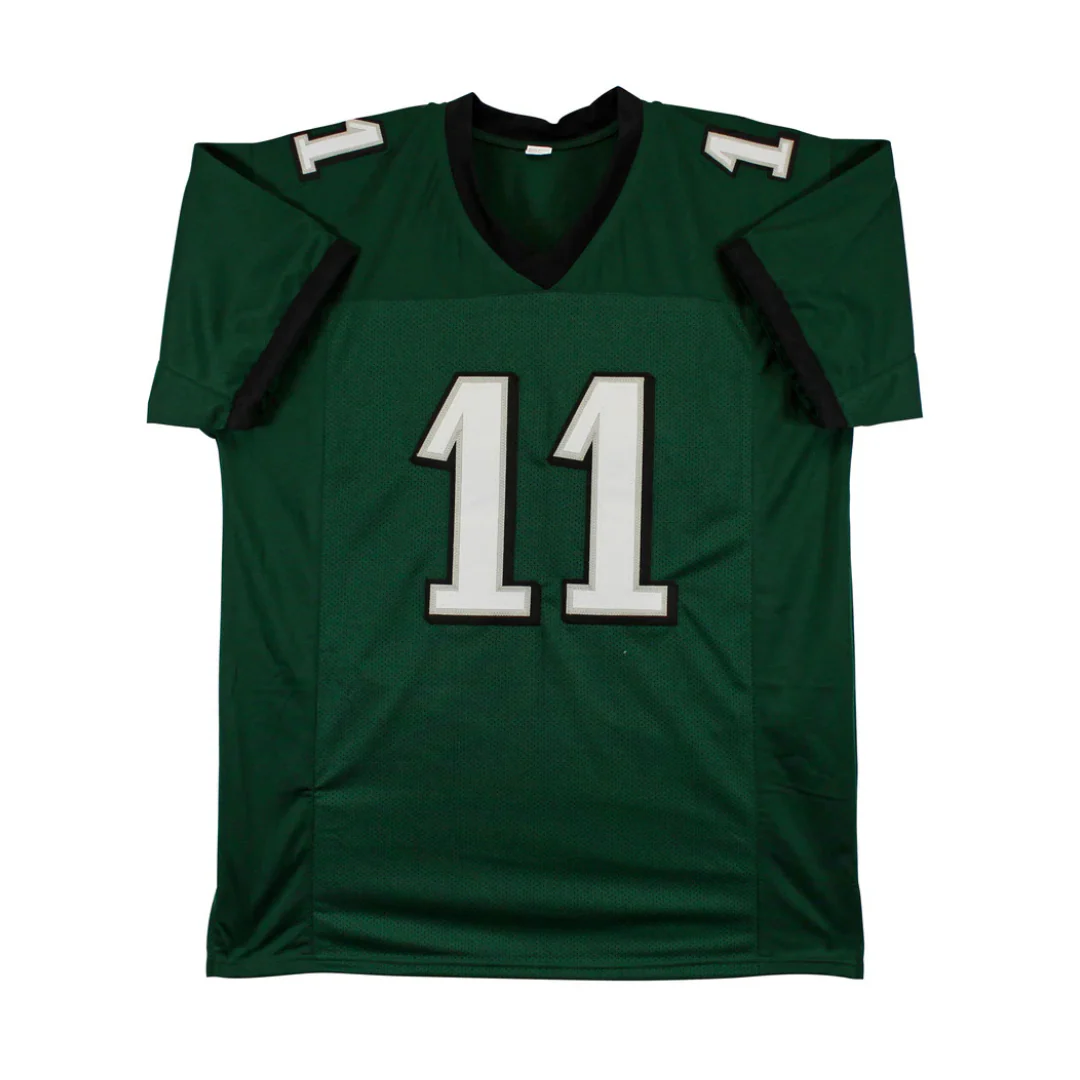 A.J. Brown Signed Green Pro Style Football Jersey with Beckett Witness - Image 3