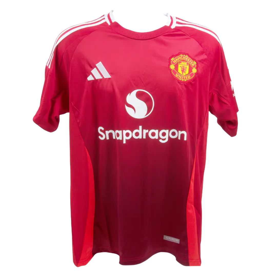 Framed Alejandro Garnacho Signed Manchester Utd Home Soccer Jersey #17 with Beckett COA - Image 4