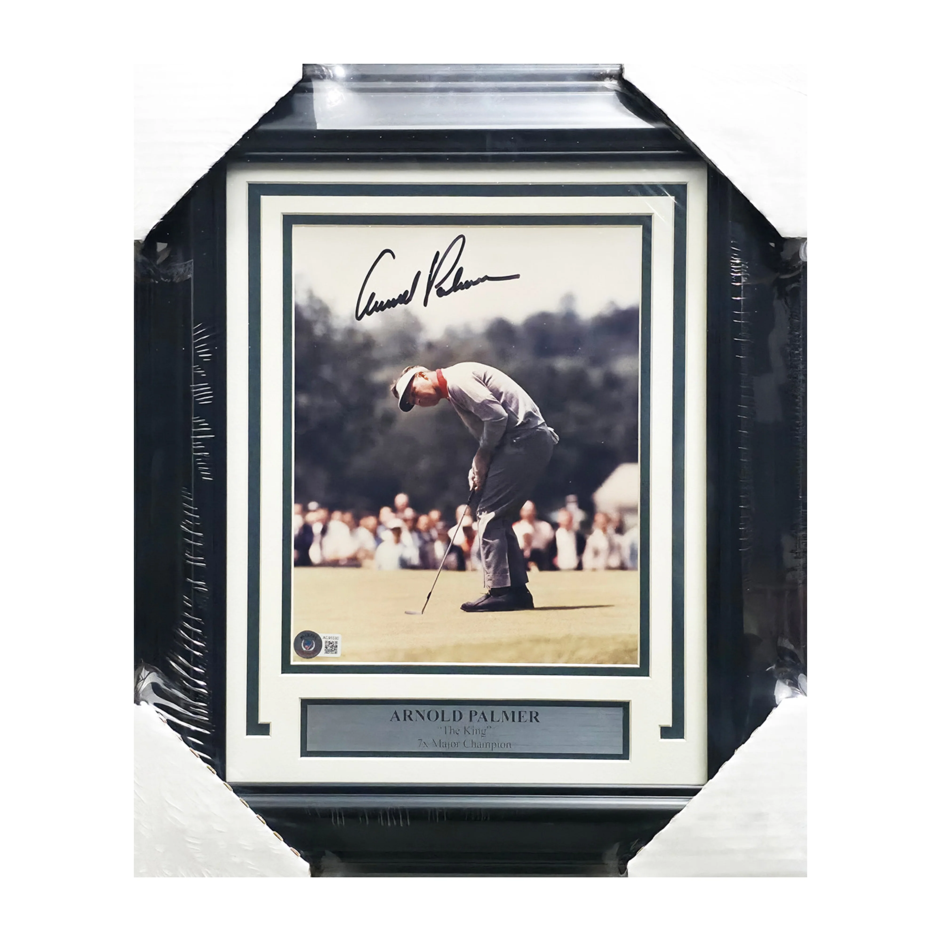 Arnold Palmer Autographed Framed 8x10 Photo Beckett BAS
