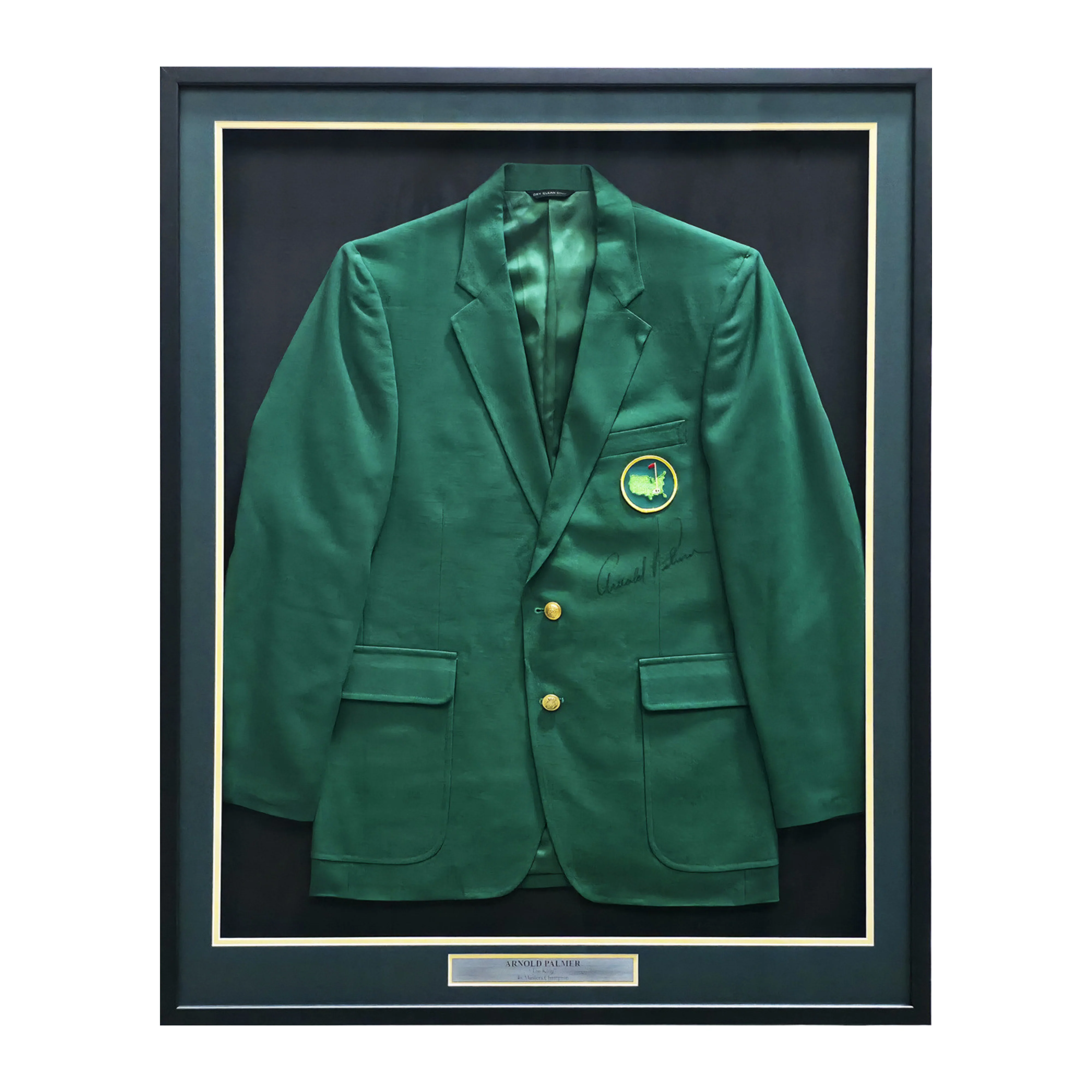 Arnold Palmer Autographed Framed Masters Green Jacket JSA & Beckett BAS