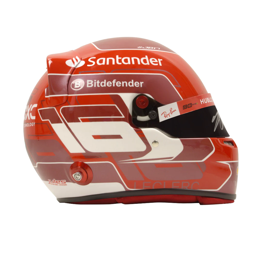 Charles Leclerc Signed Full Size Formula 1 Ferrari Helmet with Beckett COA - Image 2
