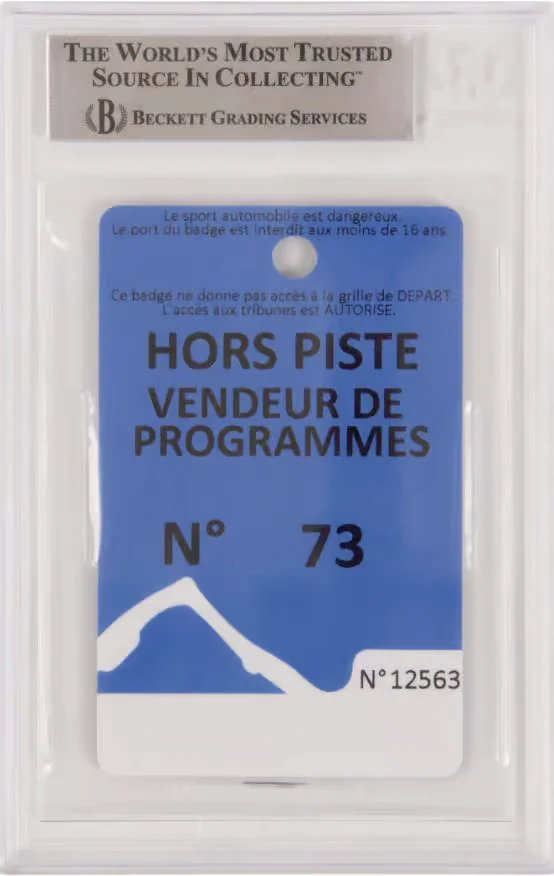 Charles Leclerc Signed Formula 1 Race Pass Inscribed Home Debut – BGS Authentic - Image 2