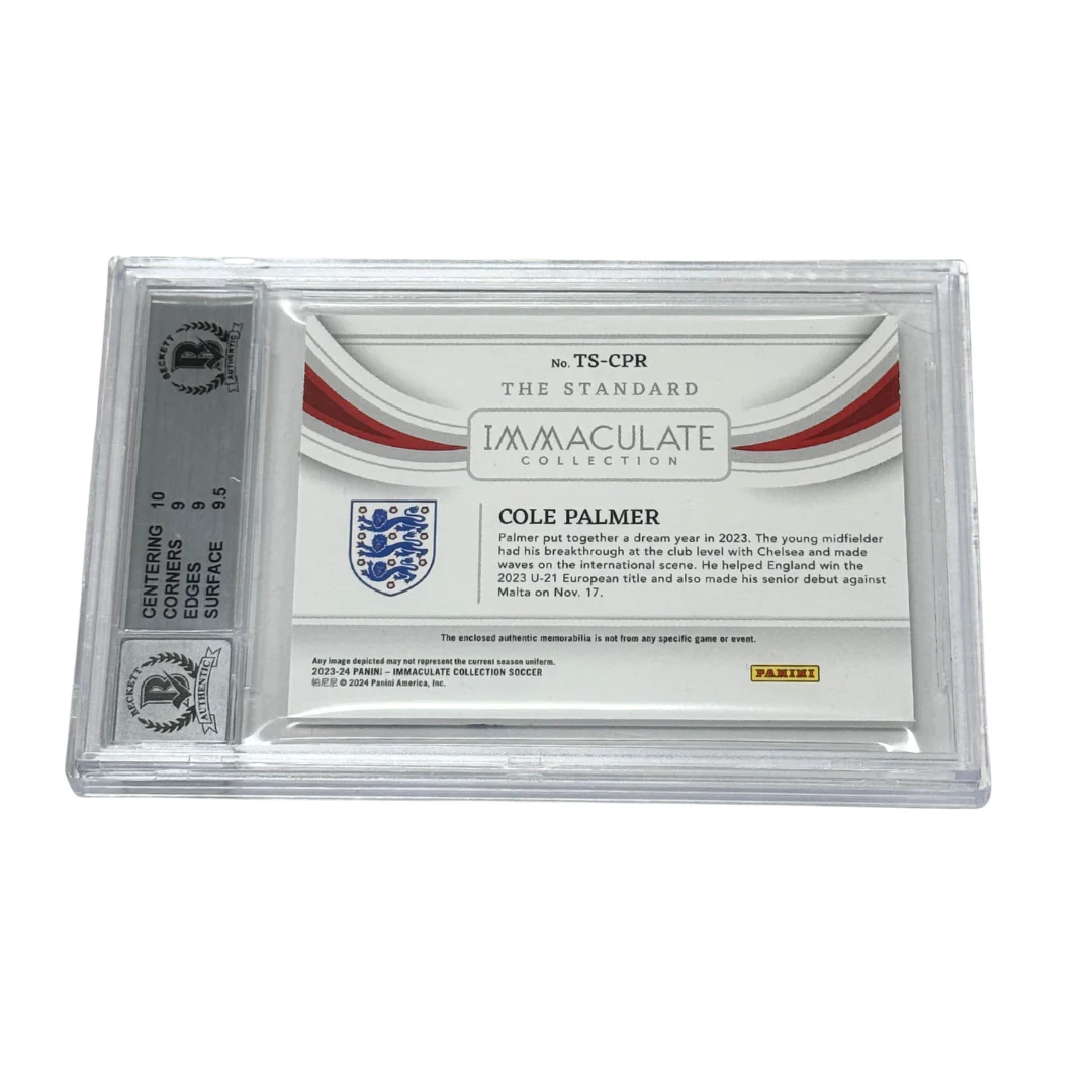 Cole Palmer Signed 2023-24 Panini Immaculate Memorabilia /49- BGS 9 AUTO 10 - Image 2
