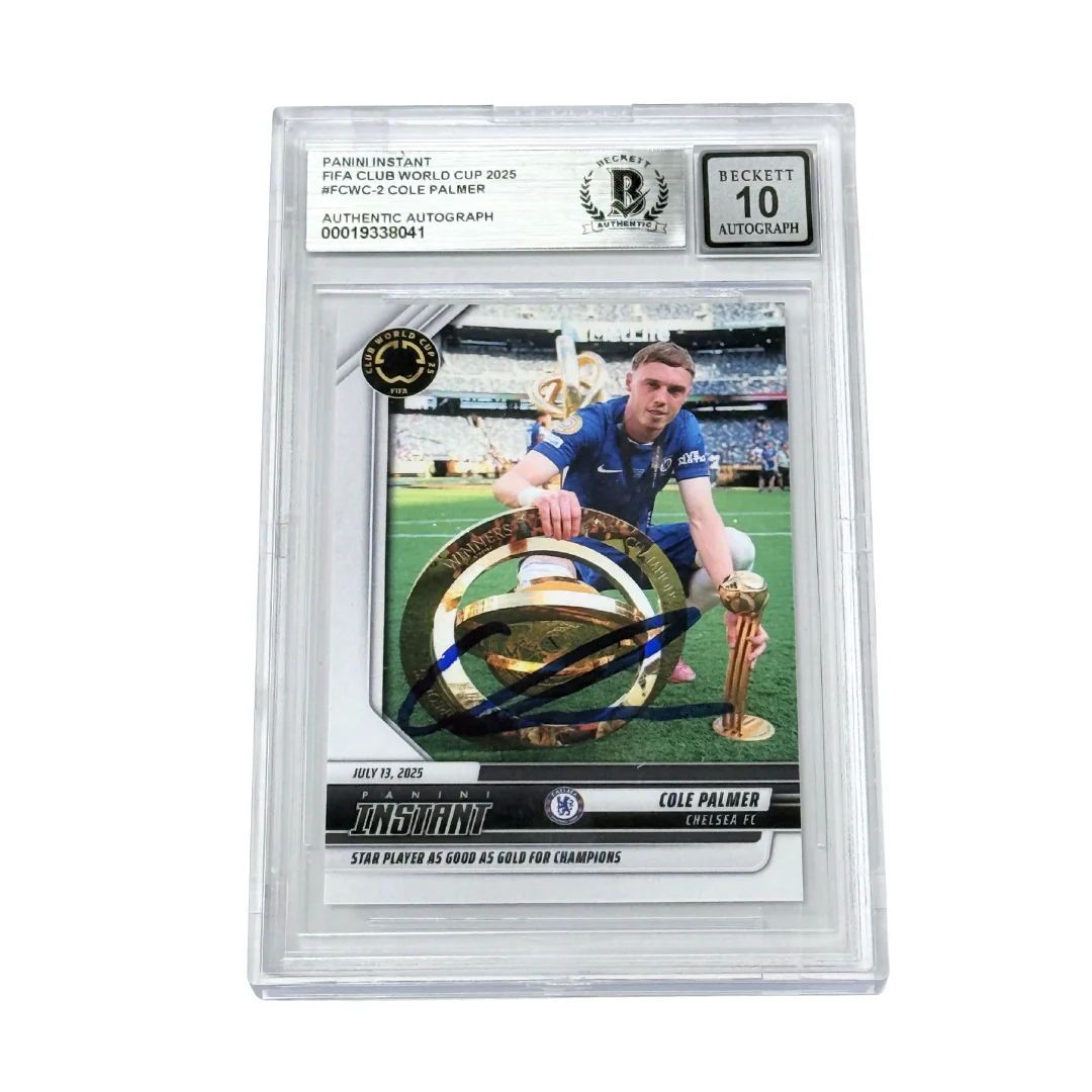 Cole Palmer Signed 2025 Panini Instant FIFA Club World Cup /530 - BGS 10 AUTO