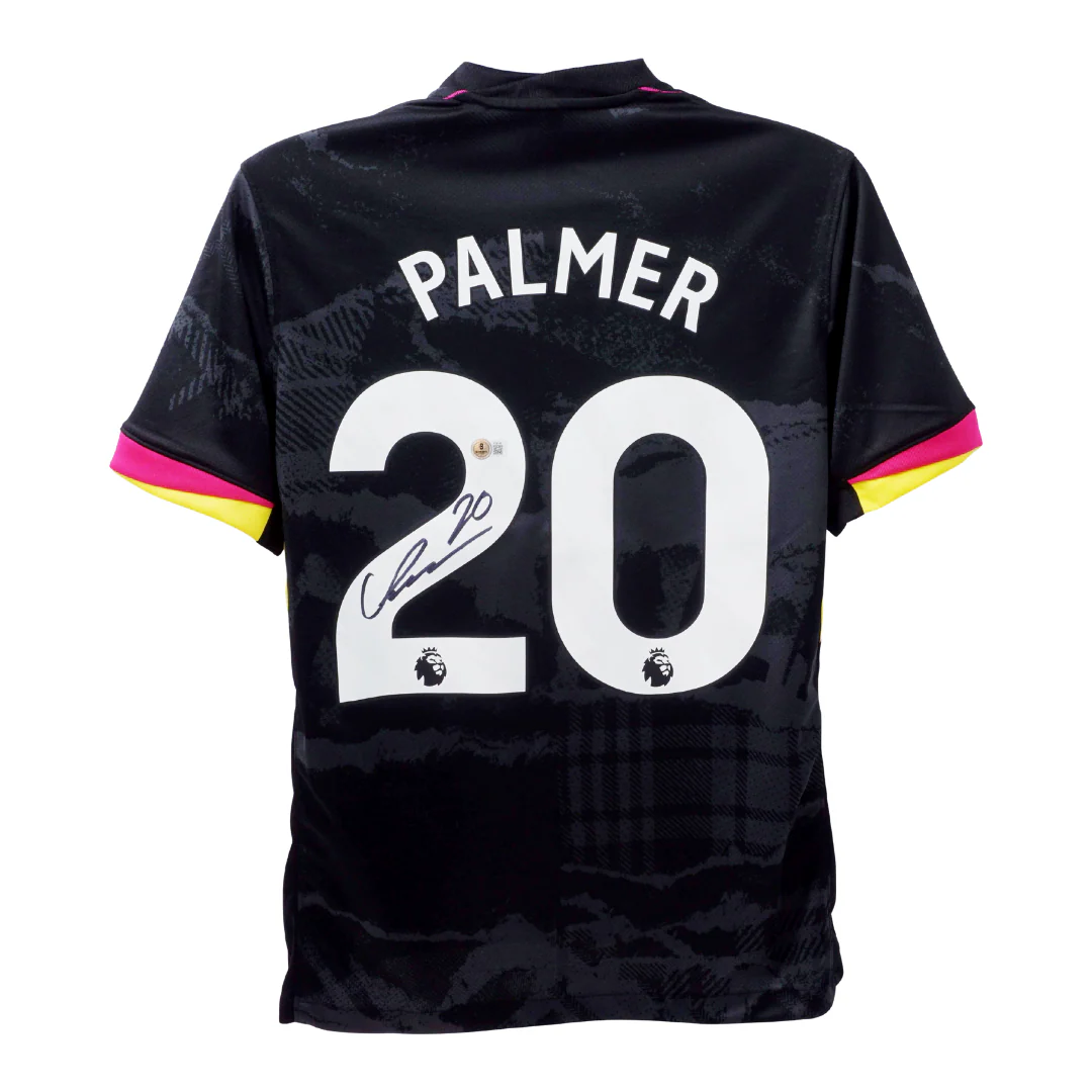 Cole Palmer Signed Chelsea FC Away Soccer Jersey #20 with Beckett COA - Image 3