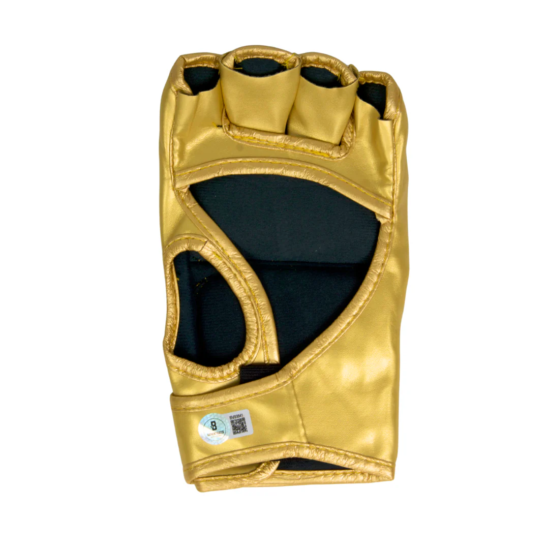 Conor McGregor Signed UFC Fighting Glove Gold Edition with Beckett COA - Image 2