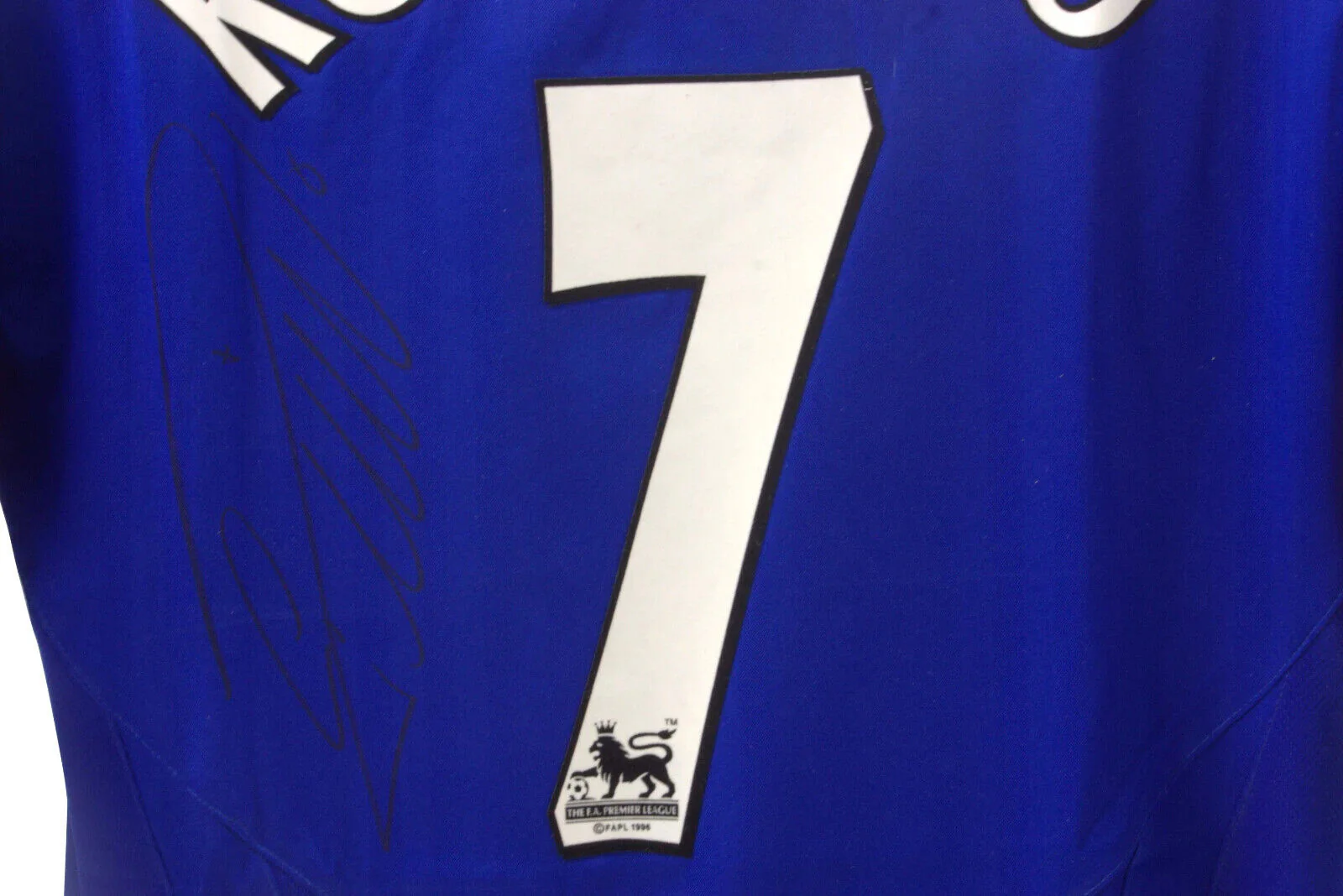 Cristiano Ronaldo Signed Manchester Utd Away Soccer Jersey #7 with Beckett LOA - Image 2