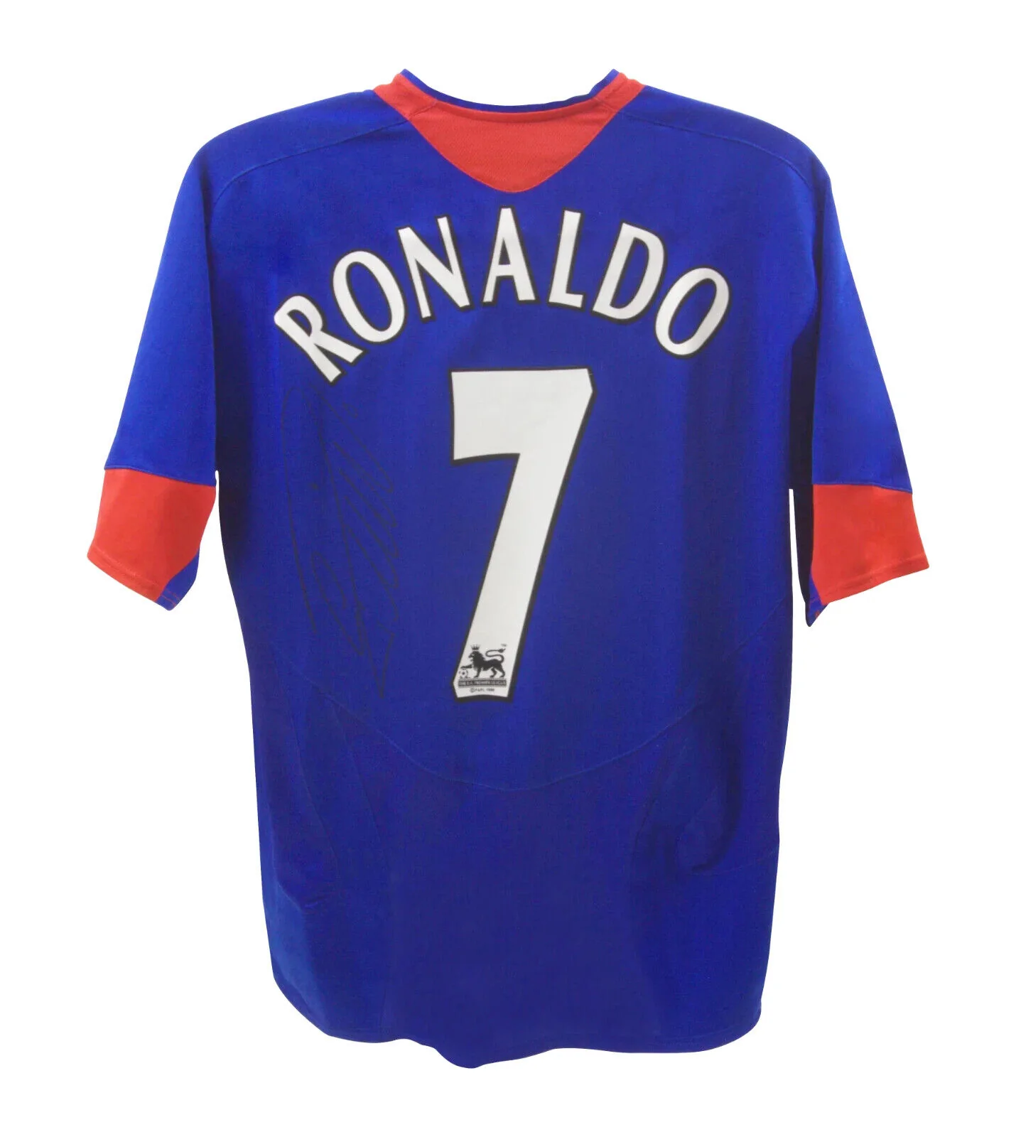 Cristiano Ronaldo Signed Manchester Utd Away Soccer Jersey #7 with Beckett LOA - Image 3
