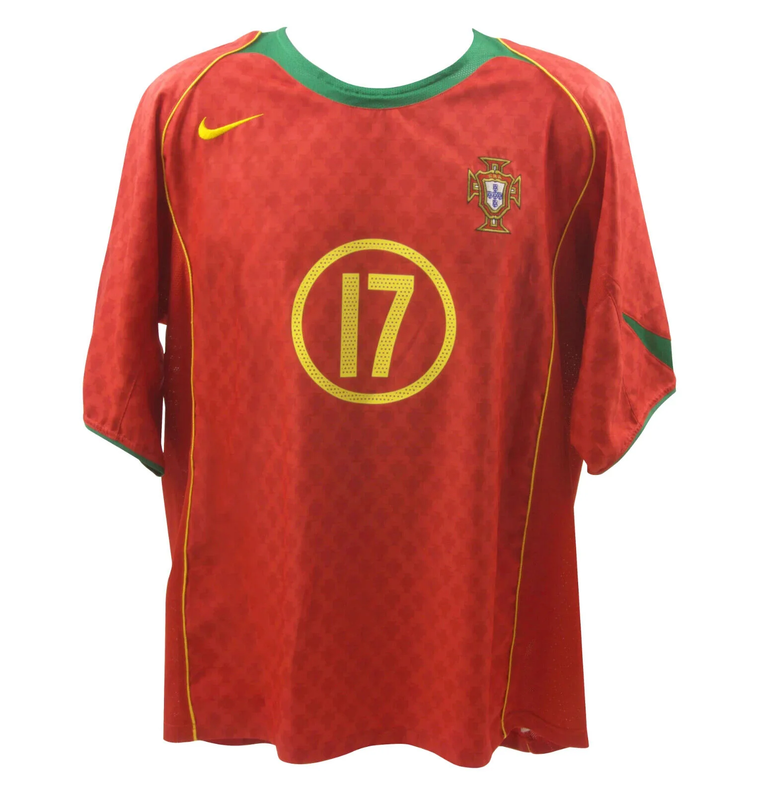 Cristiano Ronaldo Signed Portugal Home Soccer Jersey #17 with Beckett LOA - Image 4