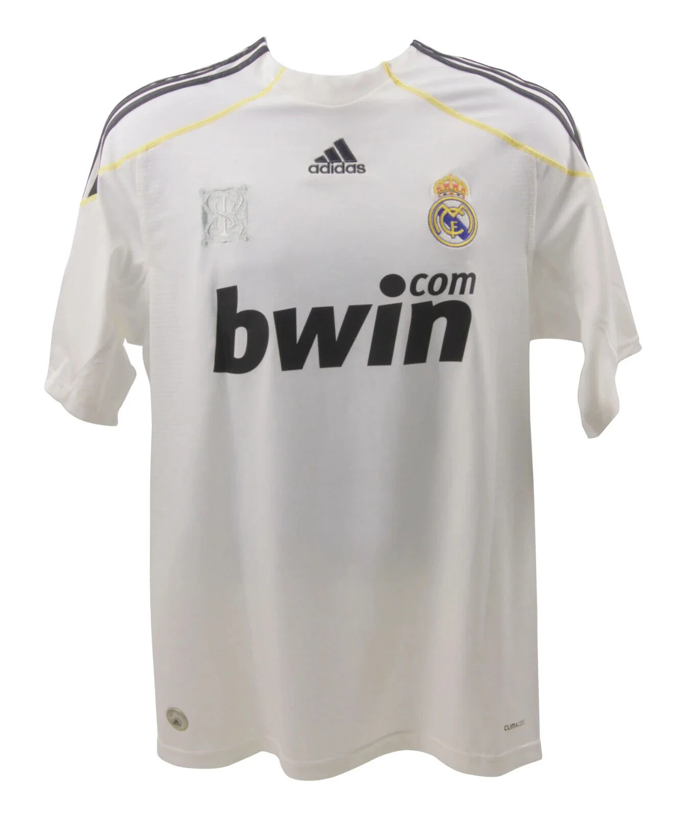 Cristiano Ronaldo Signed Real Madrid FC Home Soccer Jersey #9 with Beckett LOA - Image 4