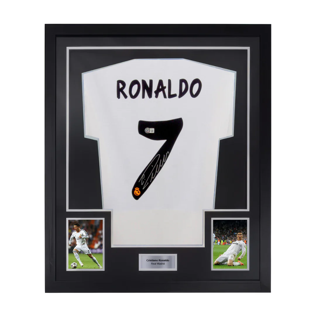 Cristiano Ronaldo Signed Real Madrid Soccer Jersey #7 with Beckett COA