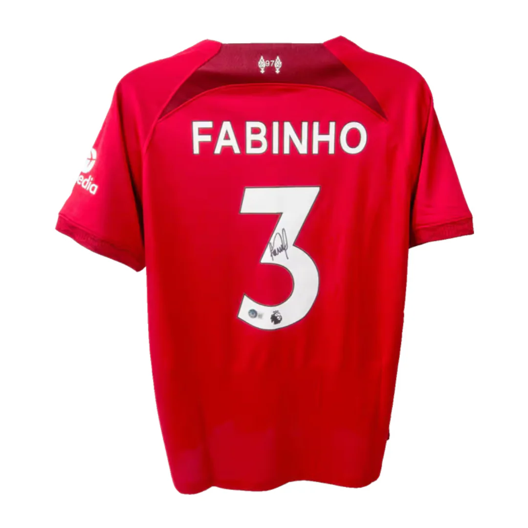Fabinho Signed Liverpool FC Home Soccer Jersey #3 with Beckett COA - Image 3