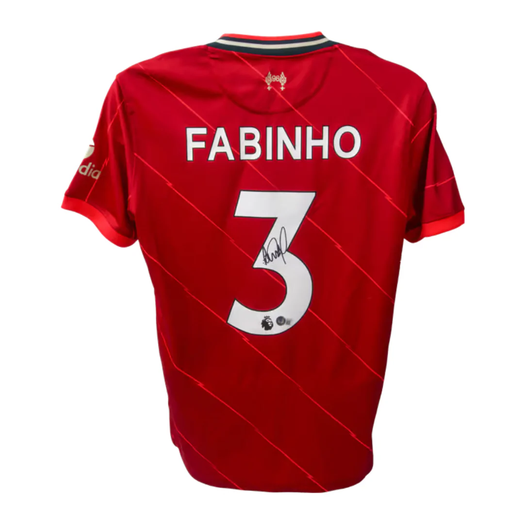 Fabinho Signed Liverpool FC Home Soccer Jersey #3 with Beckett COA - Image 3