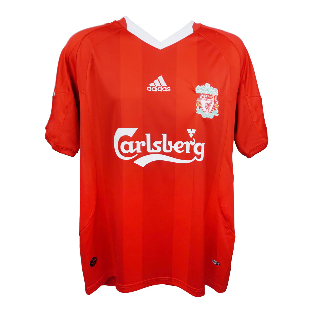Fernando Torres Signed Liverpool Home Soccer Jersey #9 with Beckett COA - Image 4