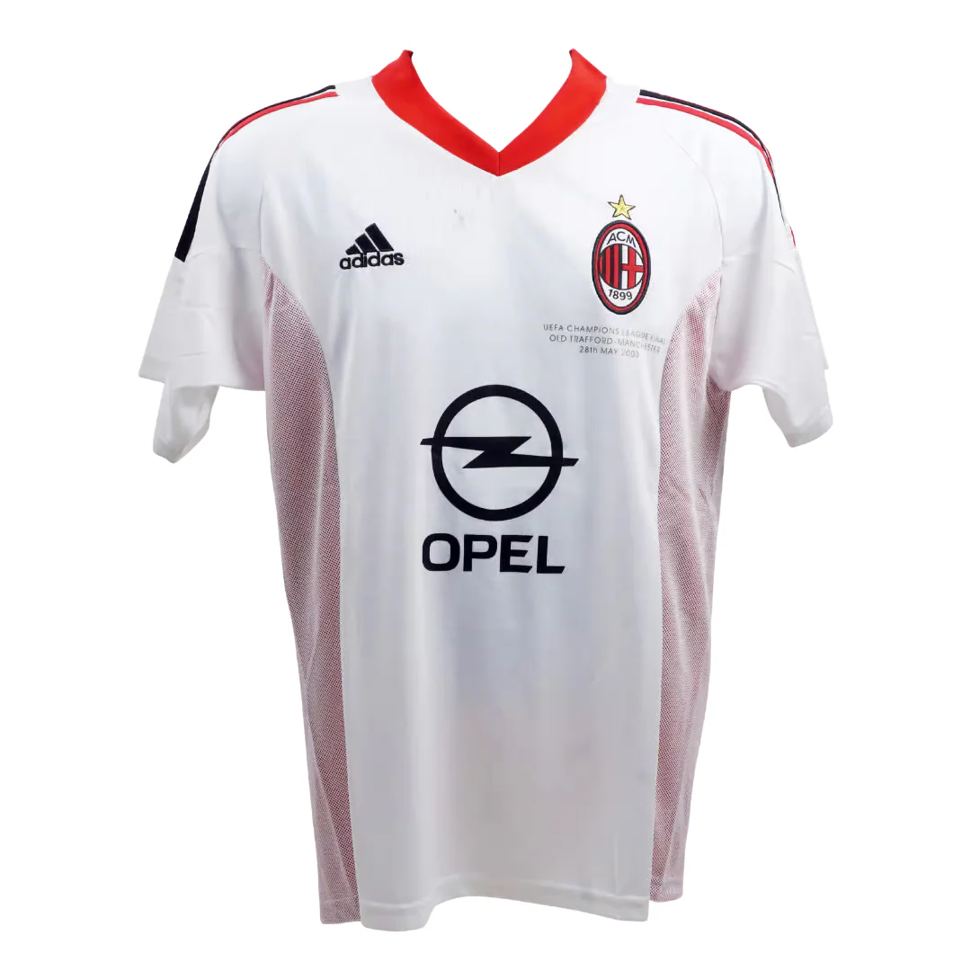 Filippo Inzaghi Signed AC Milan Soccer Jersey #9 with Beckett Witness - Image 4