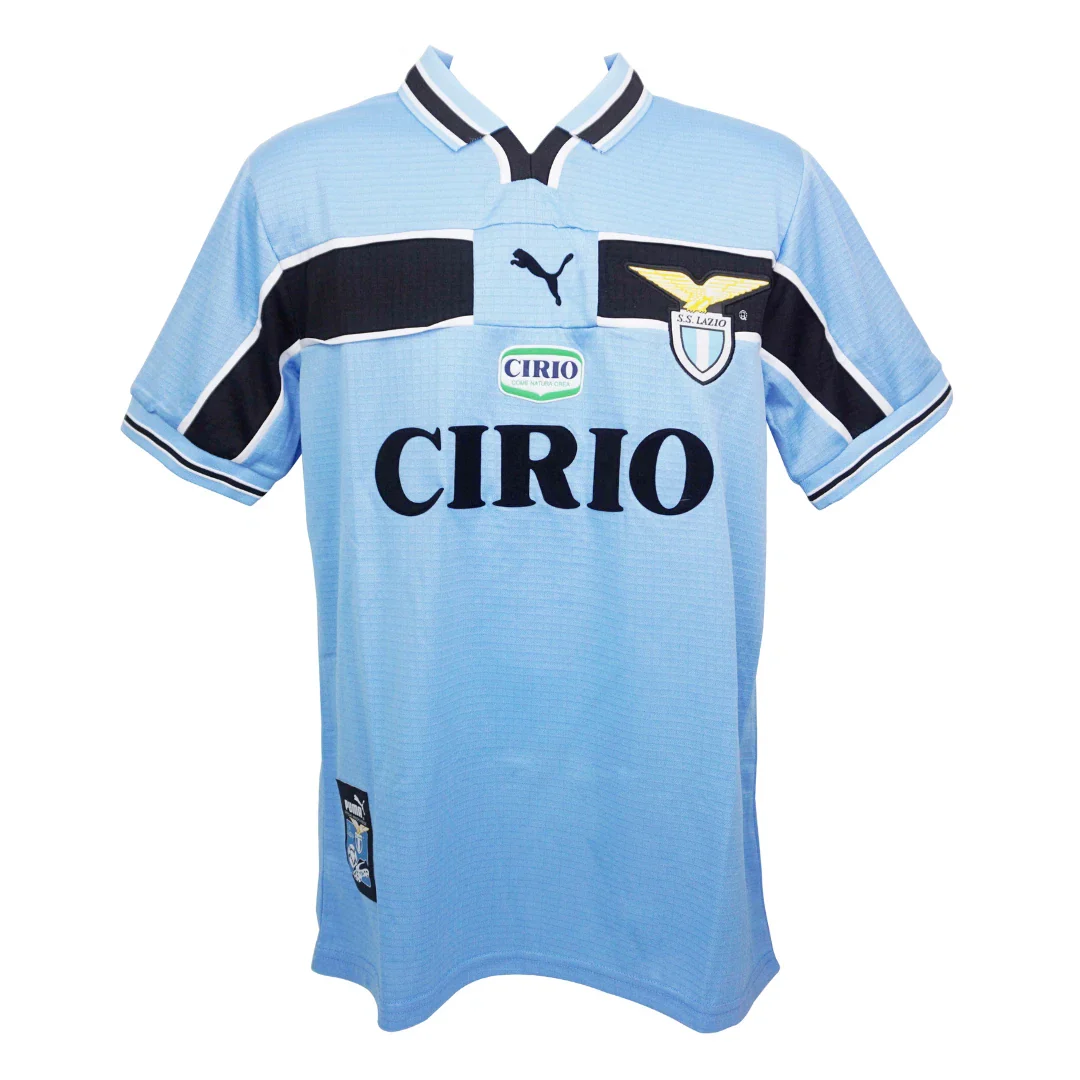 Framed Alessandro Nesta Signed Lazio Soccer Jersey #13 with Beckett Witness - Image 4