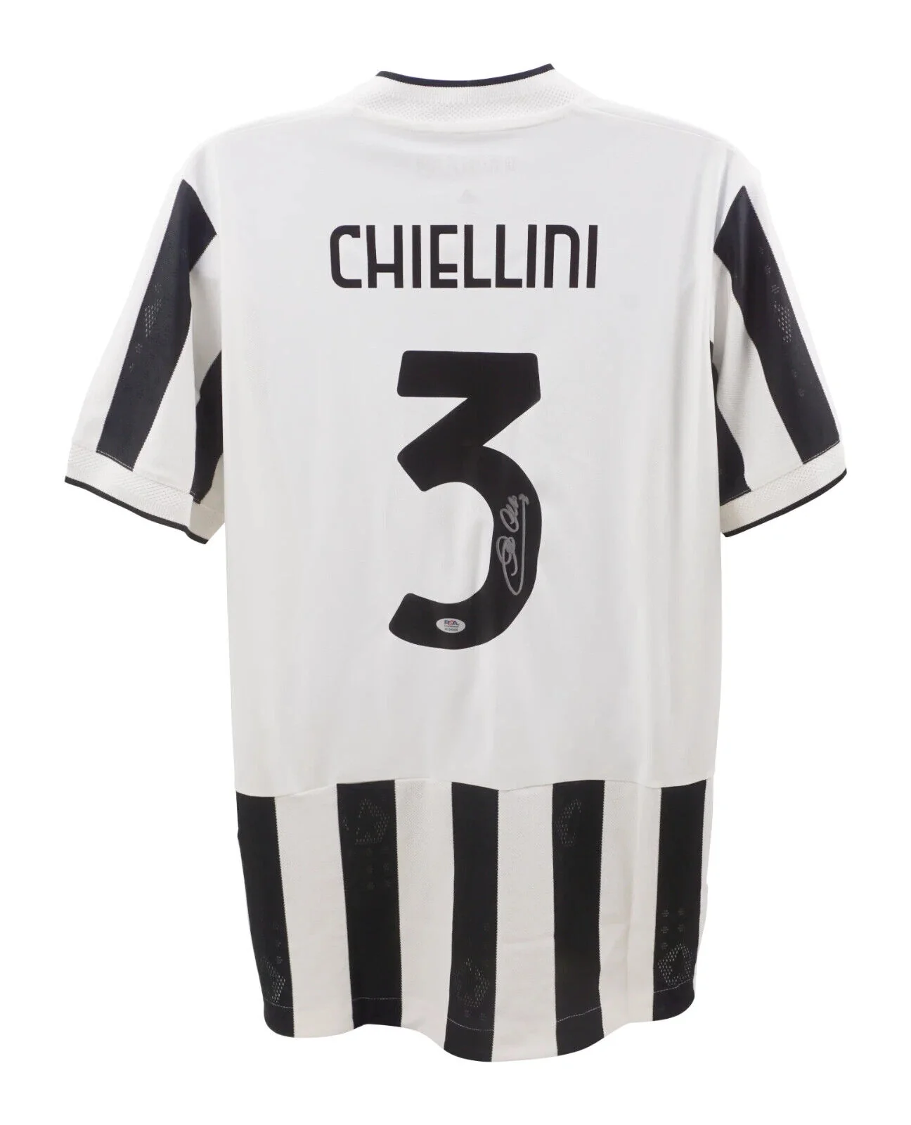 Giorgio Chiellini Signed Juventus FC Home Soccer Jersey #3 with PSA COA - Image 3