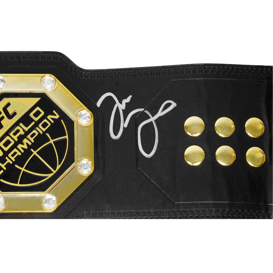Jon Jones Signed Replica Full Size UFC Championship Belt with Beckett Witness - Image 2