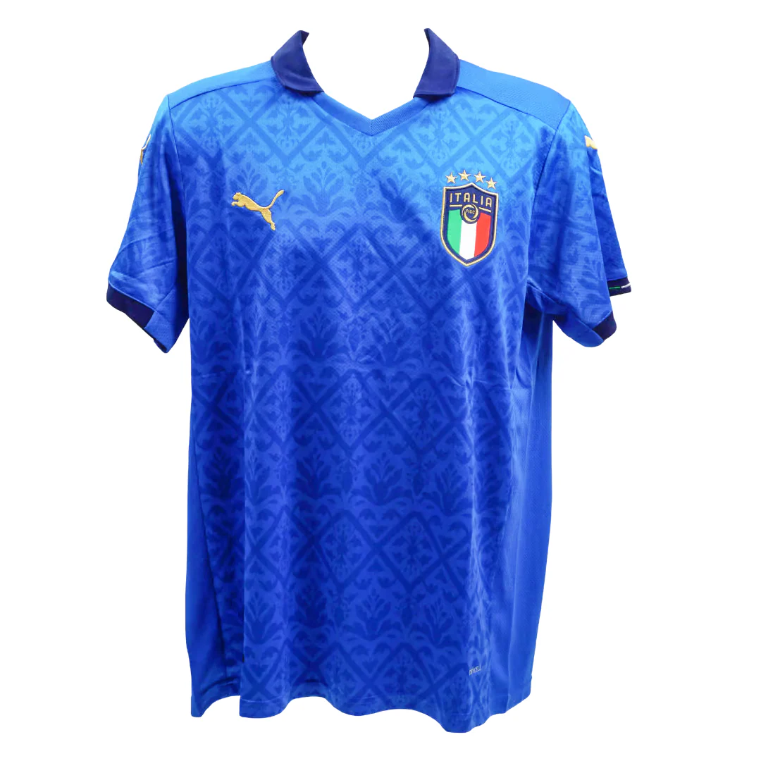 Leonardo Bonucci Signed Italy FC Home Soccer Jersey #19 with Beckett Witness - Image 4