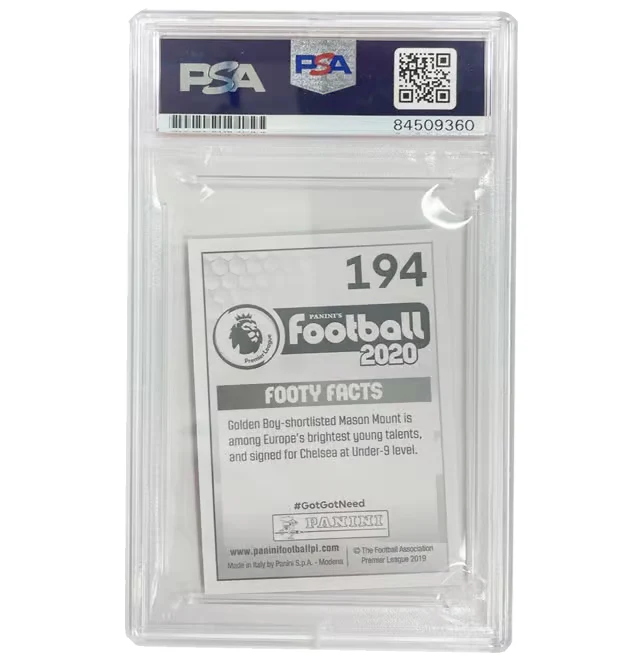 Mason Mount Signed 2020 Panini Premier League Holo Sticker – PSA Authentic - Image 2