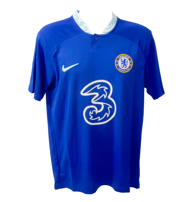Mason Mount Signed Chelsea FC Home Soccer Jersey #19 with Beckett COA - Image 4