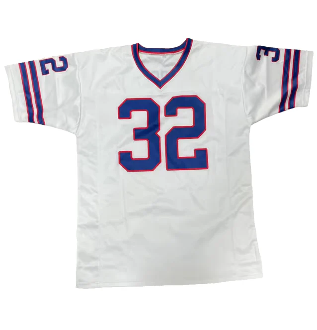 OJ Simpson Signed Buffalo Bills Football Jersey Inscribed Juice #32 with JSA - Image 2