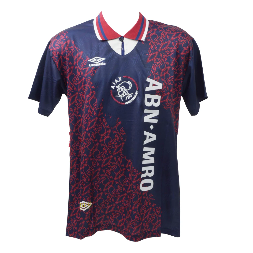 Patrick Kluivert Signed AFC Ajax Away Soccer Jersey #15 with Beckett COA - Image 4