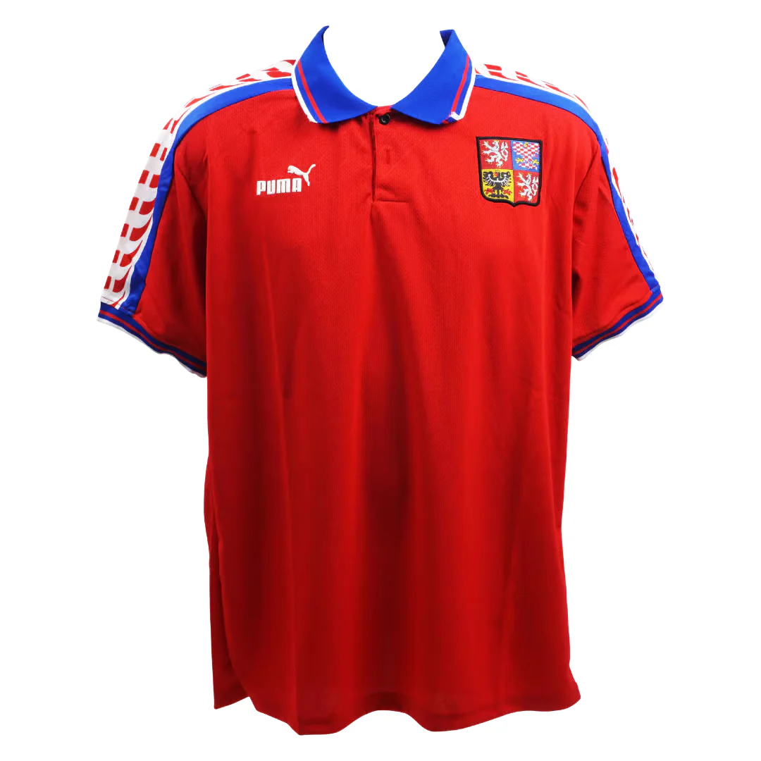 Pavel Nedved Signed Czech Republic Soccer Jersey #4 with Beckett Witness - Image 4