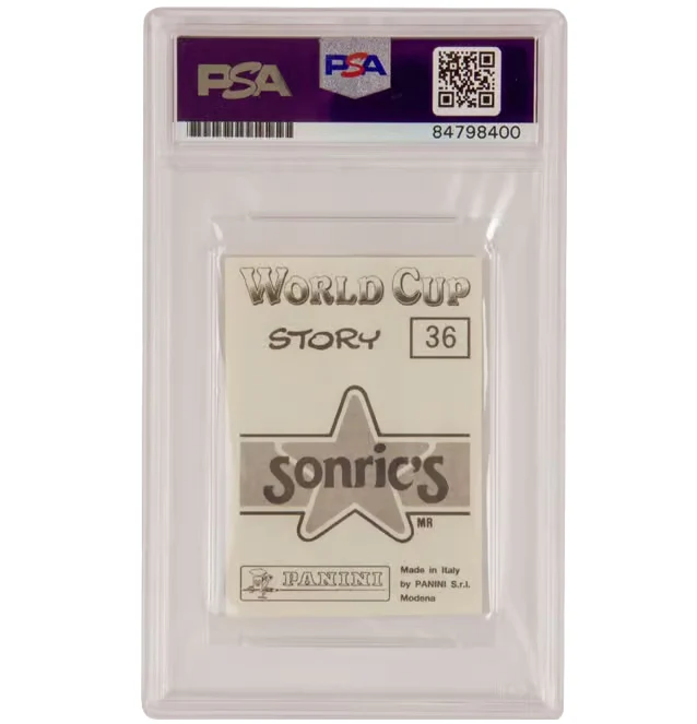 Pele Signed 1994 Panini World Cup Story Sonric’s #36 – PSA 10 Autograph - Image 2