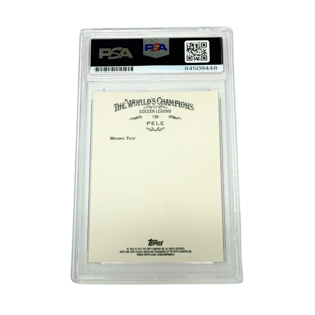 Pele Signed 2013 Topps Allen & Ginter's – PSA Autograph 9 - Image 2