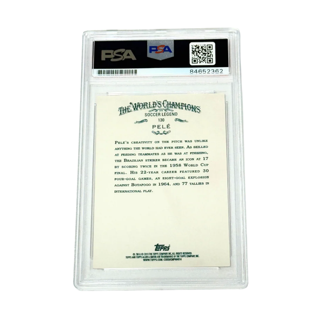 Pele Signed 2013 Topps Allen & Ginter's – PSA 10 Autograph - Image 2