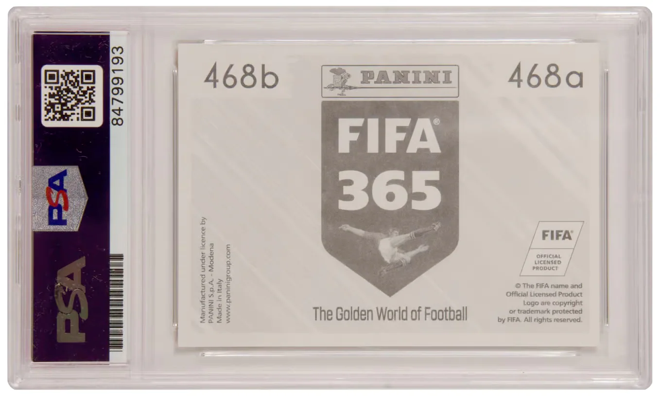 Phil Foden Signed 2018-19 Panini 365 Gold Foil Rookie Sticker – PSA Authentic - Image 2