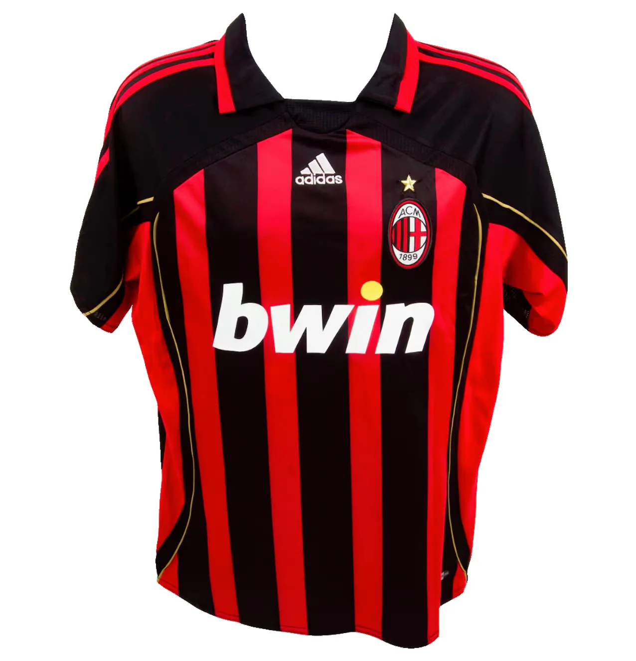 Framed Ricardo Kaka Signed AC Milan Home Soccer Jersey #22 with Beckett Witness - Image 4