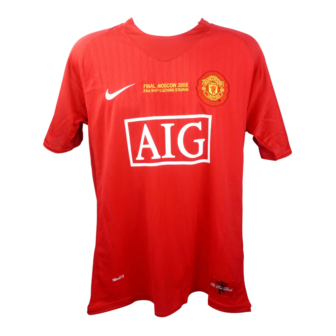 Framed Ryan Giggs Signed Manchester Utd 08 UCL Final Jersey #11 with Beckett Witness - Image 4