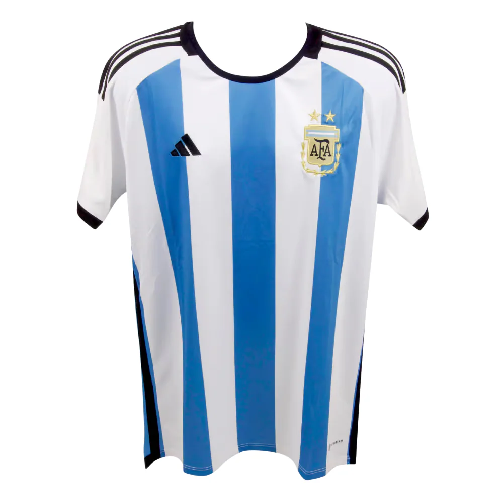 Framed Sergio Aguero Signed Argentina FC Home Soccer Jersey #19 with Beckett COA - Image 4