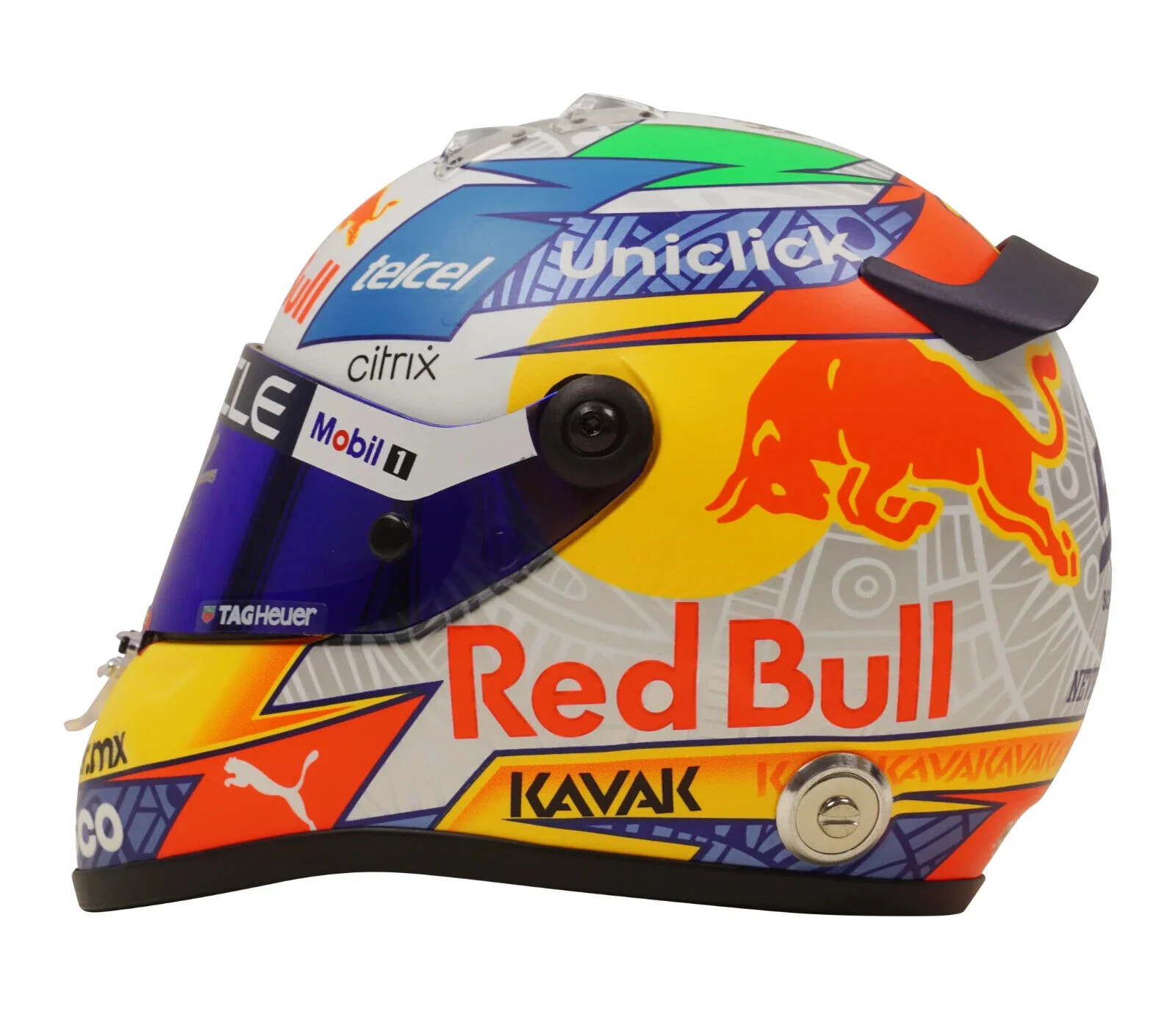Sergio Perez Signed 2022 Formula 1 RedBull Helmet 1:2 Scale with Beckett COA - Image 3