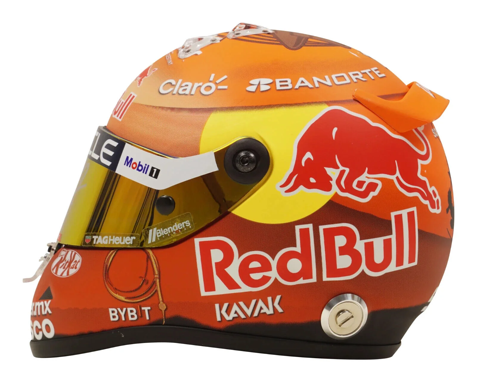Sergio Perez Signed 2023 Canada F1 RedBull Helmet 1:2 Scale with Beckett COA - Image 3