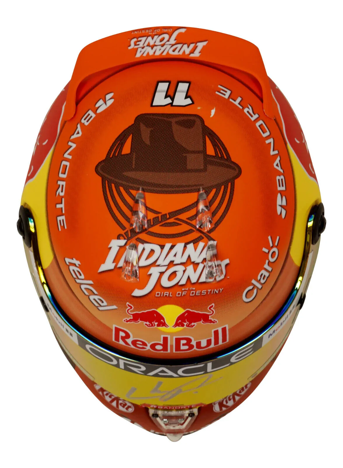 Sergio Perez Signed 2023 Canada F1 RedBull Helmet 1:2 Scale with Beckett COA - Image 4