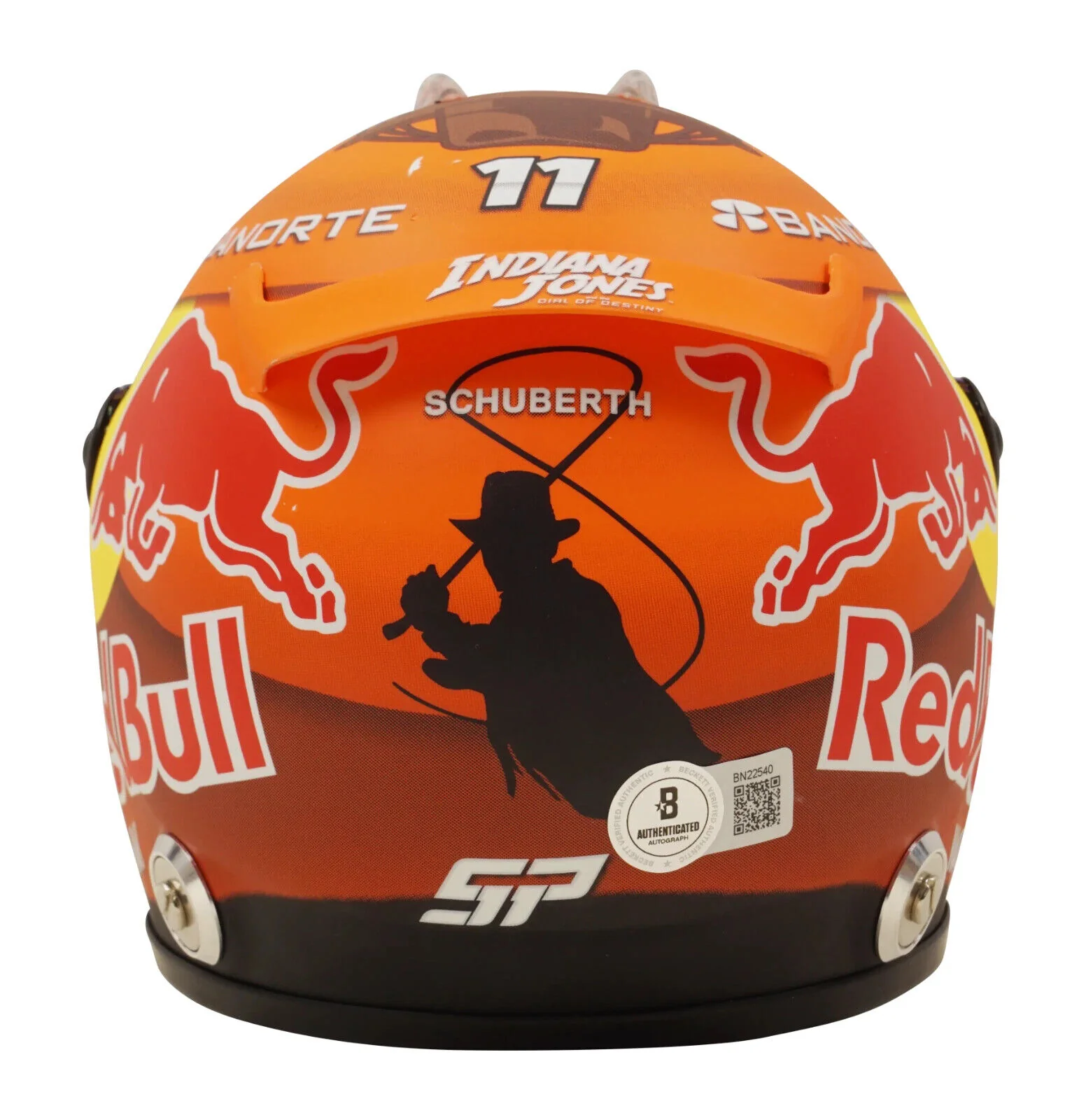 Sergio Perez Signed 2023 Canada F1 RedBull Helmet 1:2 Scale with Beckett COA - Image 5