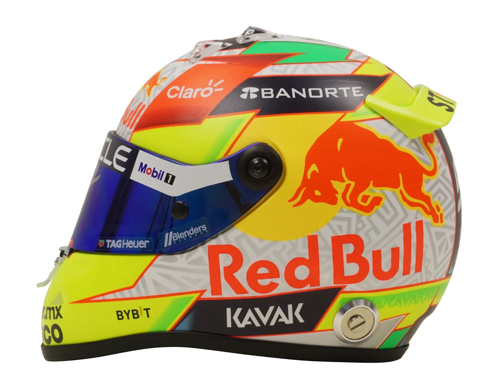 Sergio Perez Signed 2023 Formula 1 RedBull Helmet 1:2 Scale with Beckett COA - Image 3