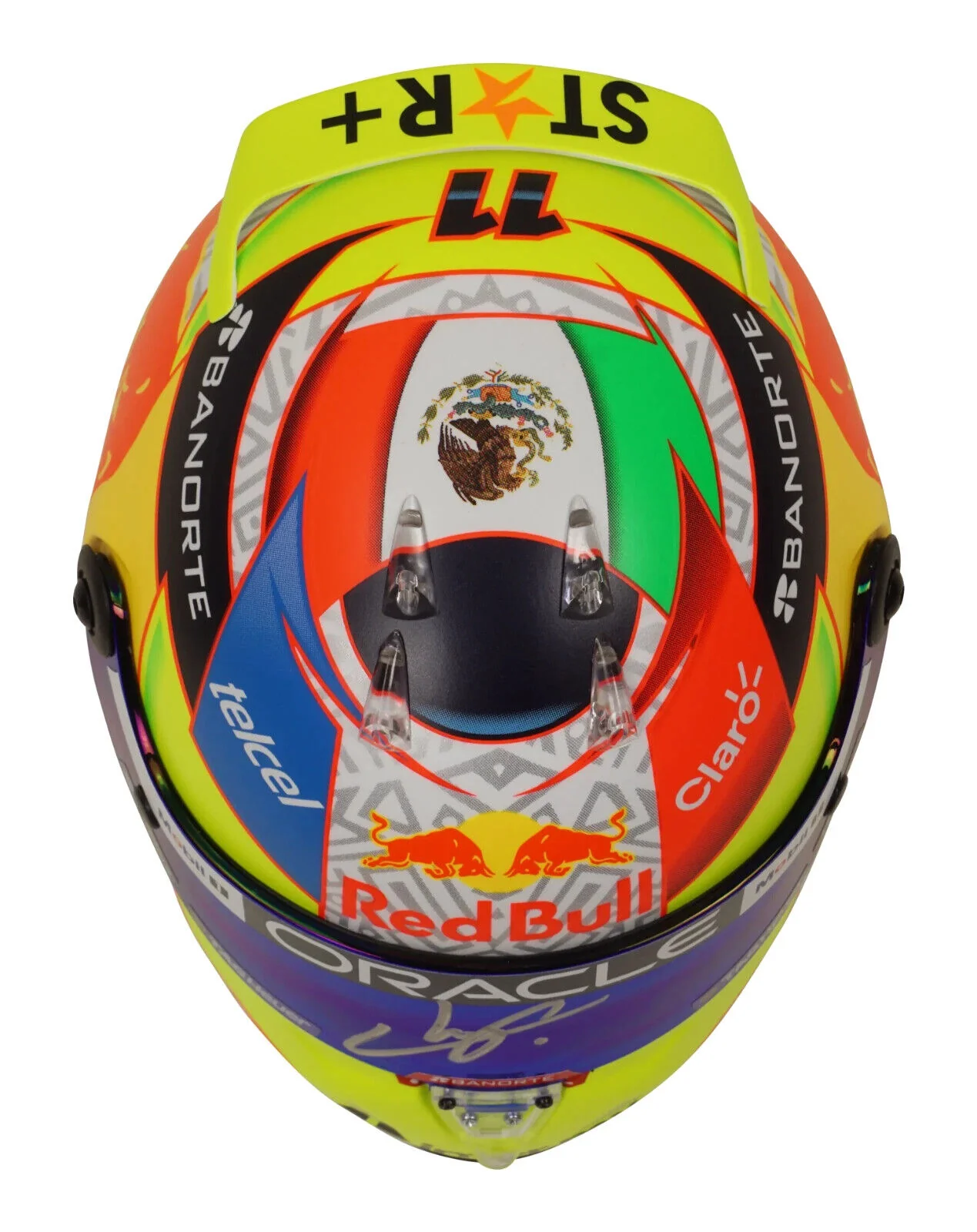 Sergio Perez Signed 2023 Formula 1 RedBull Helmet 1:2 Scale with Beckett COA - Image 4