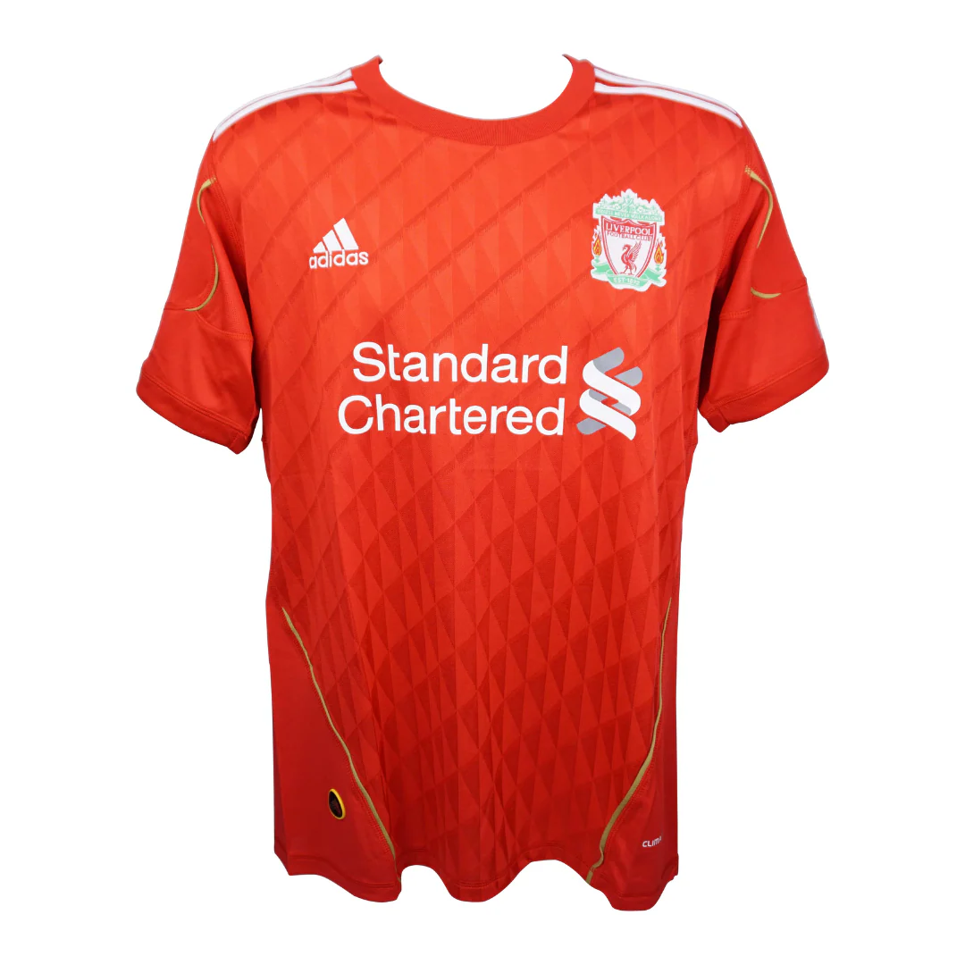 Framed Steven Gerrard Signed Liverpool Home Soccer Jersey #8 with Beckett COA - Image 4