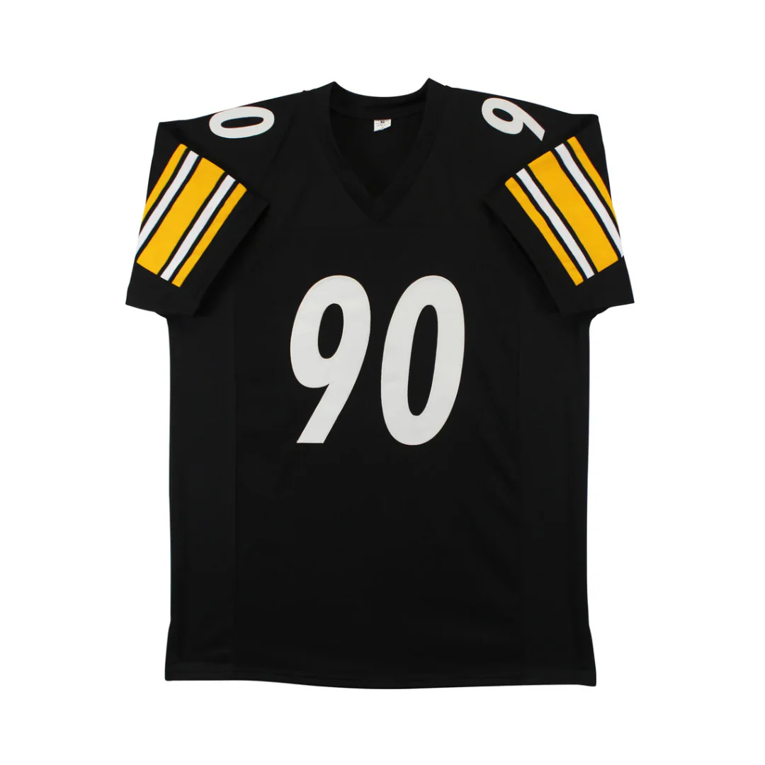 T.J. Watt Signed Black Pro Style Football Jersey with Beckett Witness - Image 3