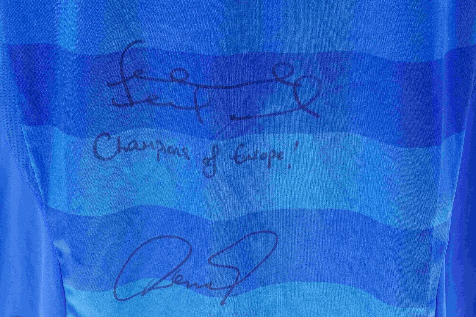 Torres, Drogba & Lampard Signed Chelsea Soccer Jersey Inscribed with Beckett COA - Image 3
