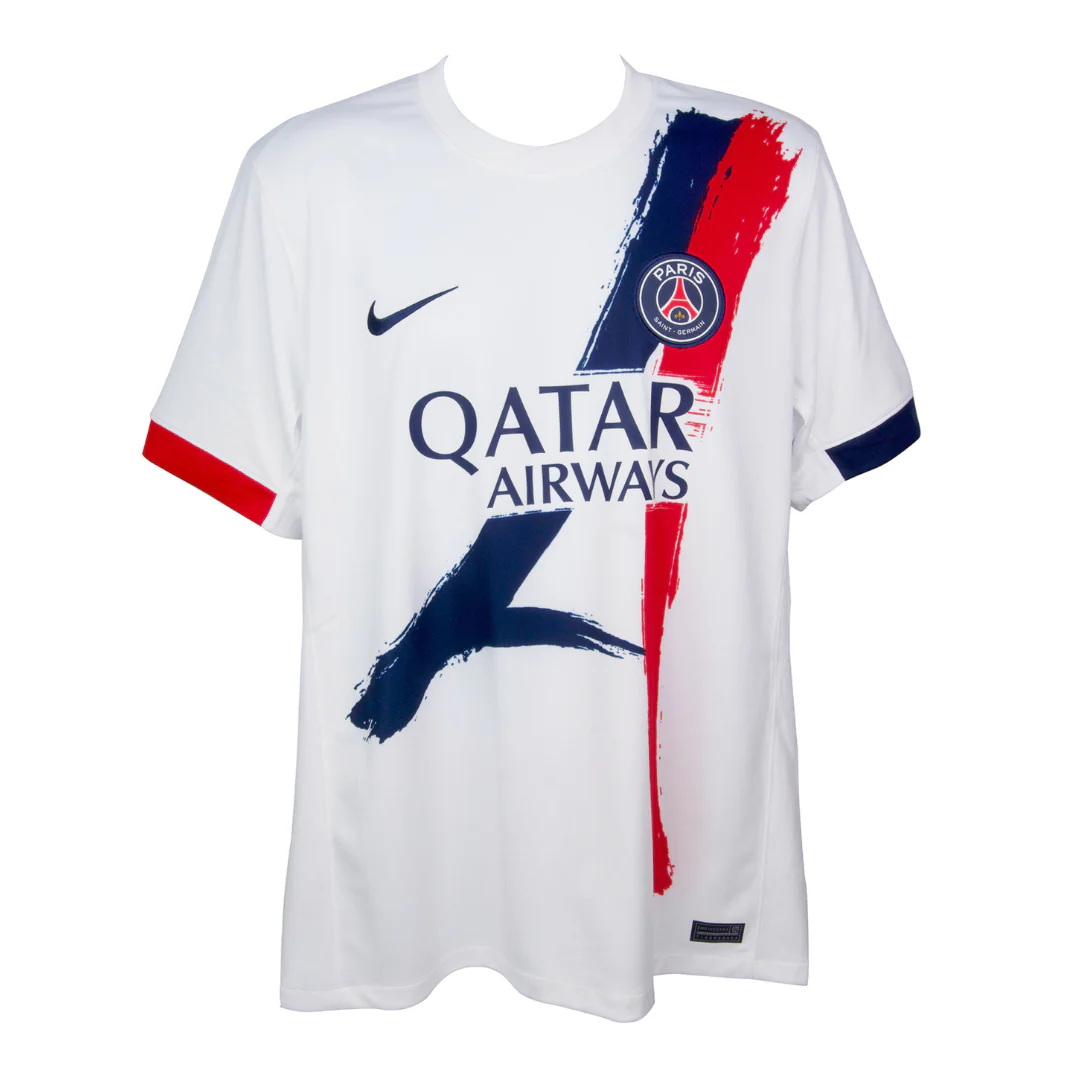 Framed Warren Zaire-Emery Signed PSG Away Soccer Jersey #33 with Beckett Witness - Image 4